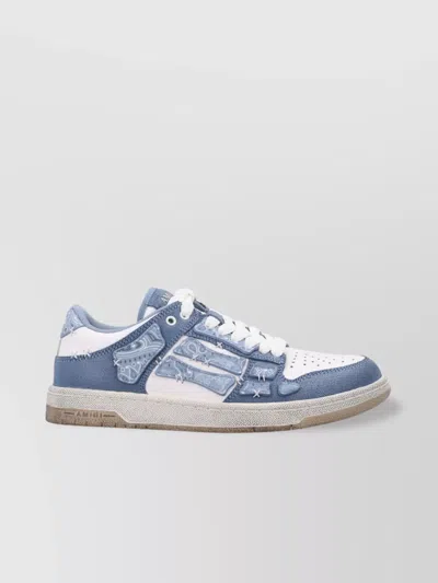 Amiri Low-top Bandana Skel Top Sneakers In Blue