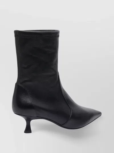 Stuart Weitzman Pointed Toe Ankle Boots With 50mm Heel