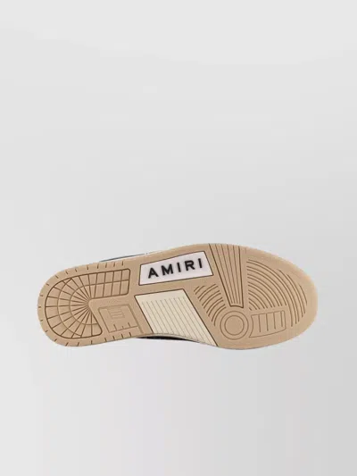 Amiri Men's Bandana Skeleton Top Low Sneakers In Black