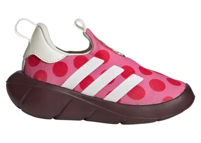 Pre-owned Adidas Originals Monofit Trainer Disney Minnie Mouse Sneakers In Pink Fusion/off White/pure Ruby