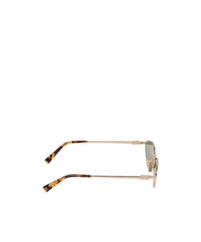 Miu Miu Geometric Frame Sunglasses