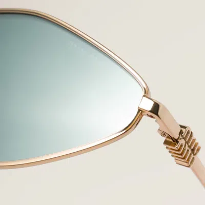 Miu Miu Geometric Frame Sunglasses