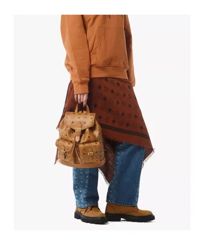 Mcm Straps Detail Hardware Pockets Handle