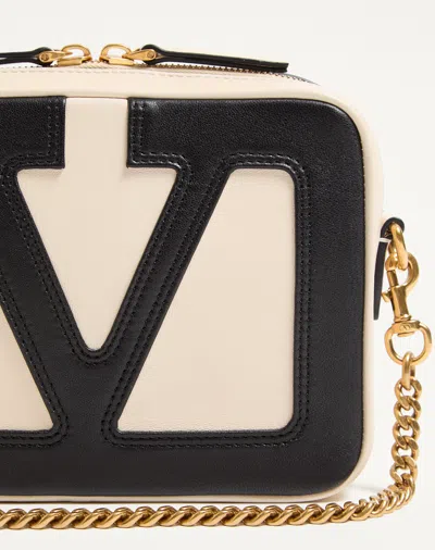 Valentino Garavani Ivory Leather Viva Superstar Handbag