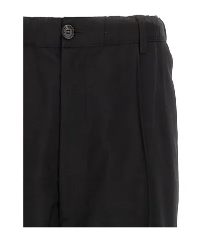 Marni Wide Leg Trousers With Back Pocket In Black