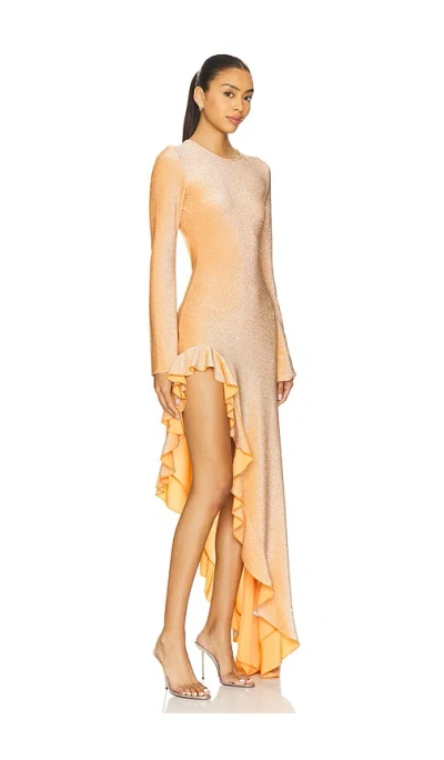 Delfi Rosalia Maxi Dress In Orange