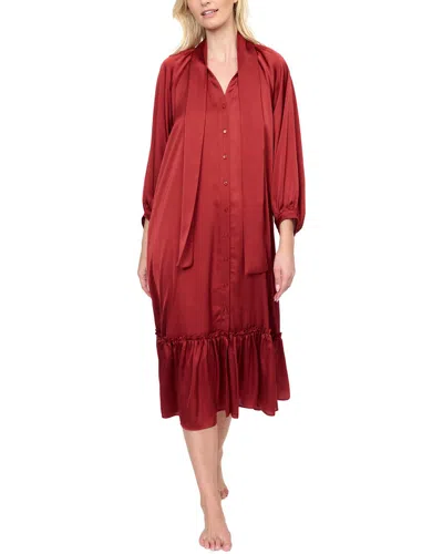 Gottex Day Dreamer Button Down Maxi Long Dress