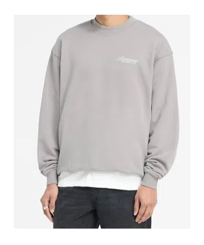Represent Owners Club Script Sweater In Gray