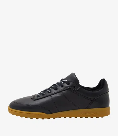 Apc Black Moe Sneakers In Black