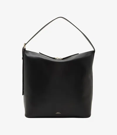 Apc A.p.c. Women Vera Leather Shoulder Bag