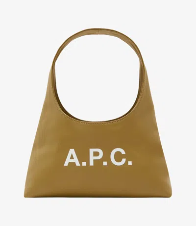 Apc Smooth Structured Shoulder Bag With Bold Logo
