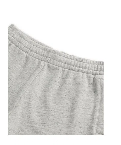 Woolrich Heathered Texture Elasticated Waistband Shorts In Grey