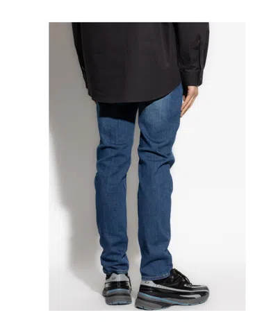 Diesel Slim-fit Distressed Denim Pants With Vintage Wash