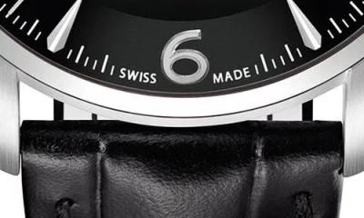 Hamilton Jazzmaster Open Heart Automatic Leather Strap Watch, 42mm