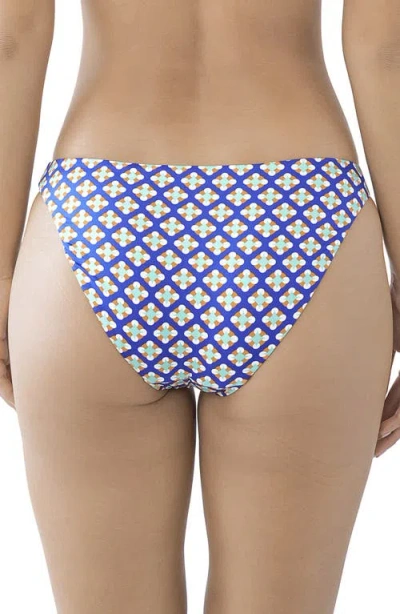 Huit O-ring Hipster Bikini Bottoms In Blue