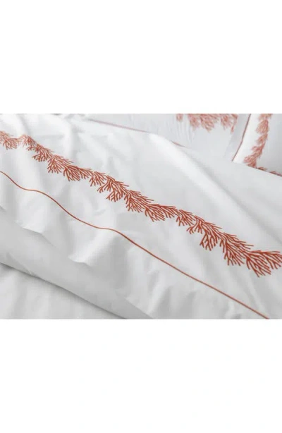 Matouk Atoll 520 Thread Count Cotton Percale Flat Sheet