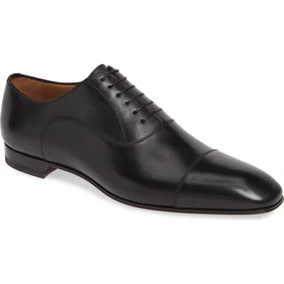 Christian Louboutin Seriox Cap-toe Leather Oxford Shoes In Black