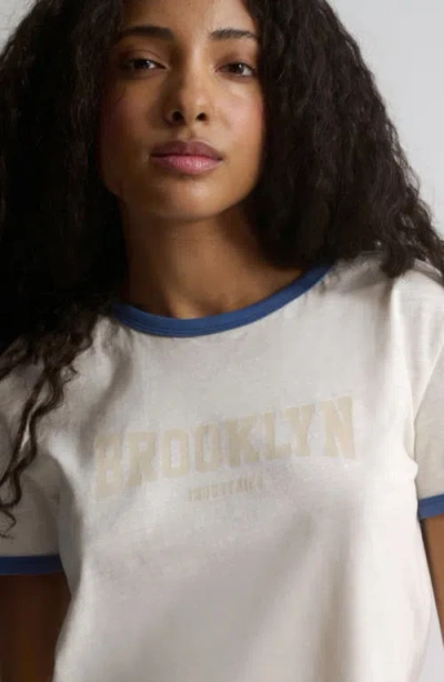 Brooklyn Industries Brooklyn Slim Fit Cotton Slub Graphic T-shirt