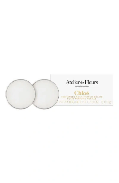 Chloé Atelier Des Fleurs Magnolia Alba Solid Perfume Refill Set