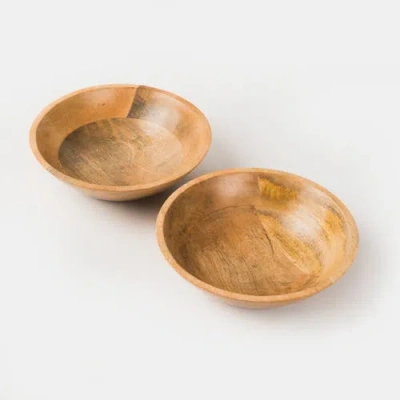 Mela Artisans Woodform Stackable Bowls