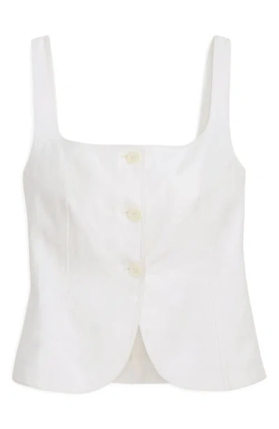 Alex Mill Luna Crop Linen Tank