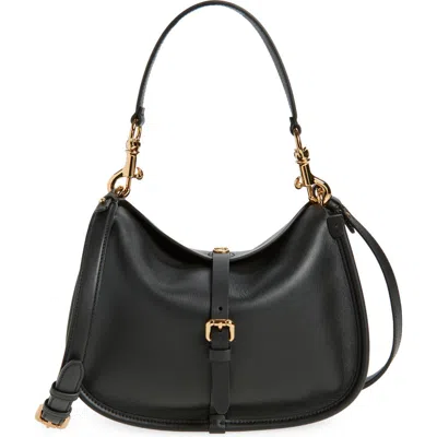 Etro Medium Pony Shoulder Bag In Black
