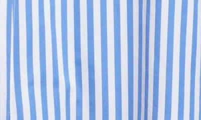 Thom Browne Awning Stripe Cotton Poplin Halter Polo Dress