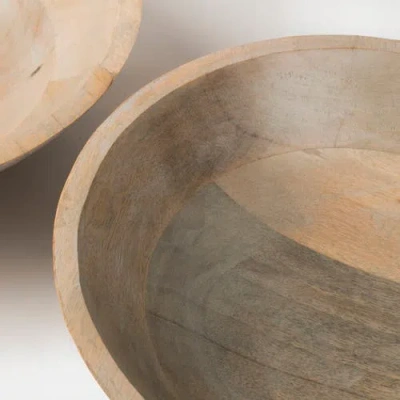Mela Artisans Woodform Stackable Bowls