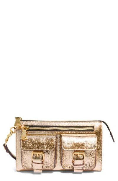Aimee Kestenberg Saddle-up Leather Wristlet Clutch