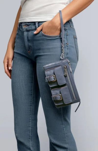 Aimee Kestenberg Saddle-up Leather Wristlet Clutch