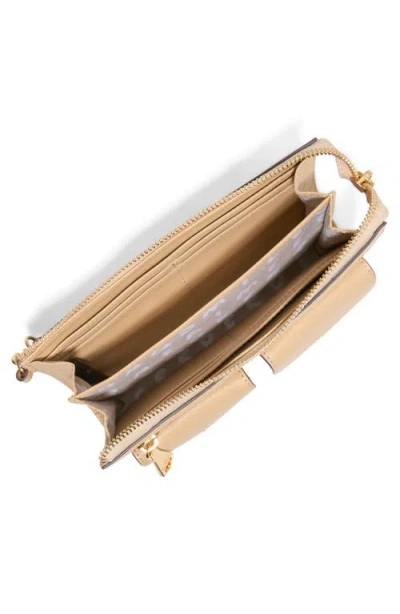 Aimee Kestenberg Saddle-up Leather Wristlet Clutch In Brown