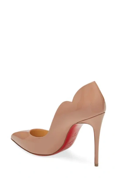 Christian Louboutin Chic 100 Pointed Stiletto Pumps In Neutral