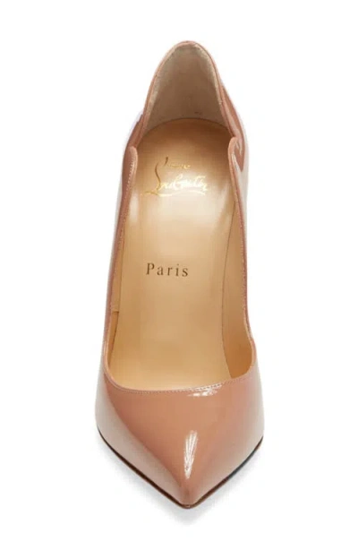 Christian Louboutin Chic 100 Pointed Stiletto Pumps In Neutral