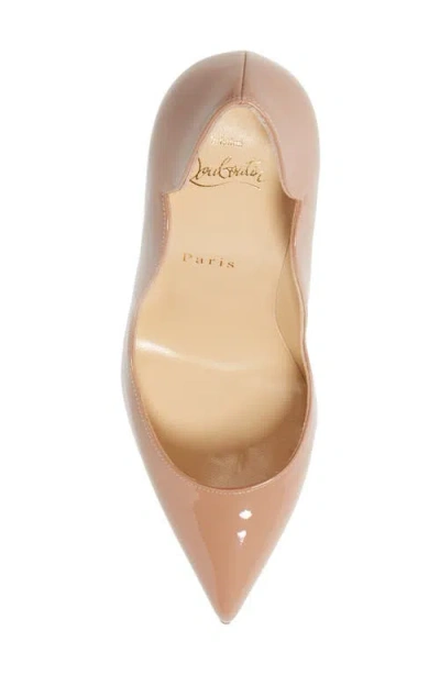 Christian Louboutin Chic 100 Pointed Stiletto Pumps In Neutral