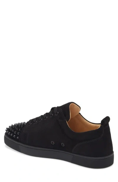 Christian Louboutin Men Louis Junior Spikes Borchie Punta Sneaker In Animal Print