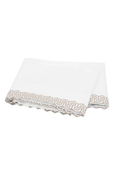 Matouk Felix 600 Thread Count Cotton Percale Flat Sheet