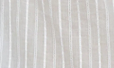 L'agence Kiera Semi-sheer Geometric-trim Blouse In White