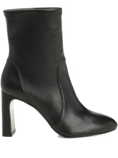 Stuart Weitzman Babette Leather Booties In Black