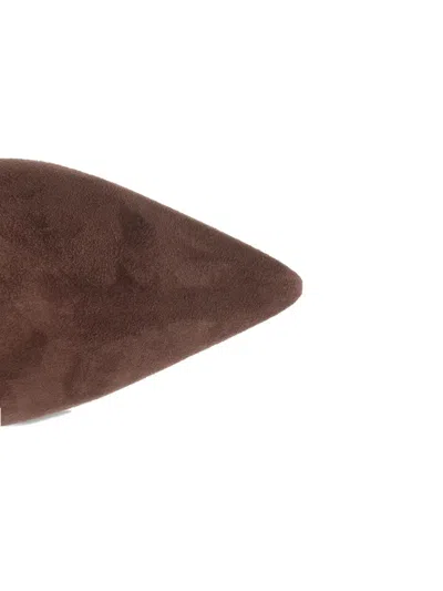 Stuart Weitzman 75mm Stuart Power Ankle Boots In Brown