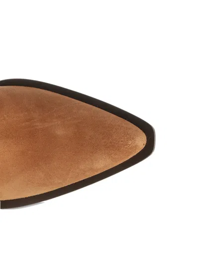 Stuart Weitzman Suede Block Heel Ankle Boots In Multi