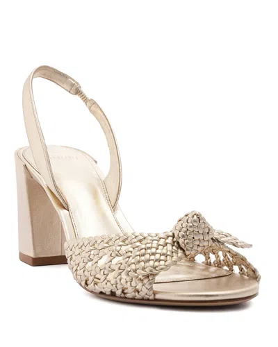 Alexandre Birman Easy Clarita Tresse Block Heel Slingback Sandal