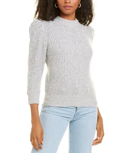 Autumn Cashmere Tweed Cashmere & Wool-blend Sweater In Gray