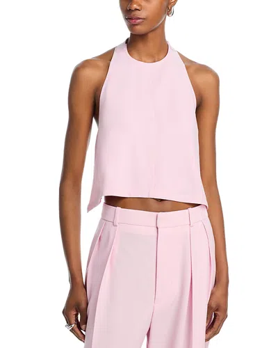 Wardrobe.nyc Wardrobe. Nyc Backless Halter Top In Pink