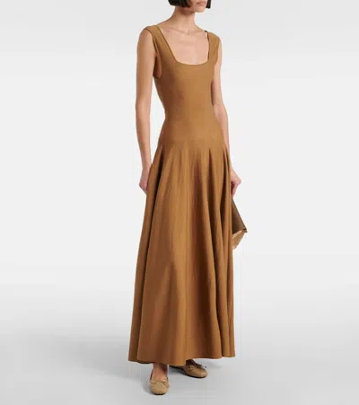 Khaite Charlotte Leather Ballet Flats