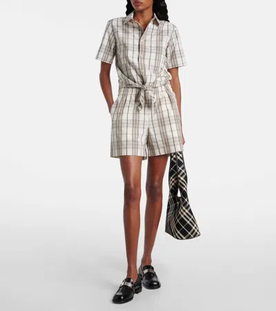 Burberry Camicia In Popeline Ricamato  Donna