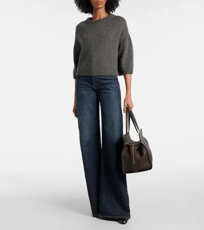 Khaite Sabina Sweater In Gray