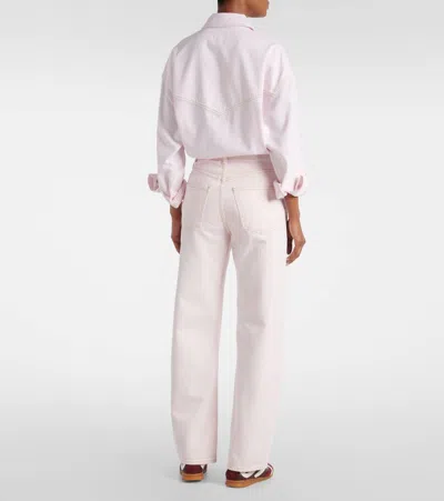 Agolde Low-curve High-rise Tapered Jeans