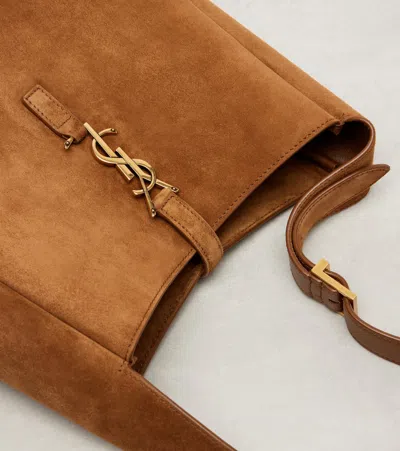 Saint Laurent Le 5 A 7 Small Suede Hobo Shoulder Bag