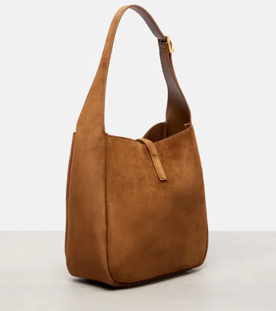 Saint Laurent Le 5 A 7 Small Suede Hobo Shoulder Bag