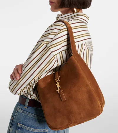 Saint Laurent Le 5 A 7 Small Suede Hobo Shoulder Bag